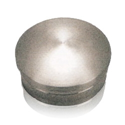 Solid arched end cap